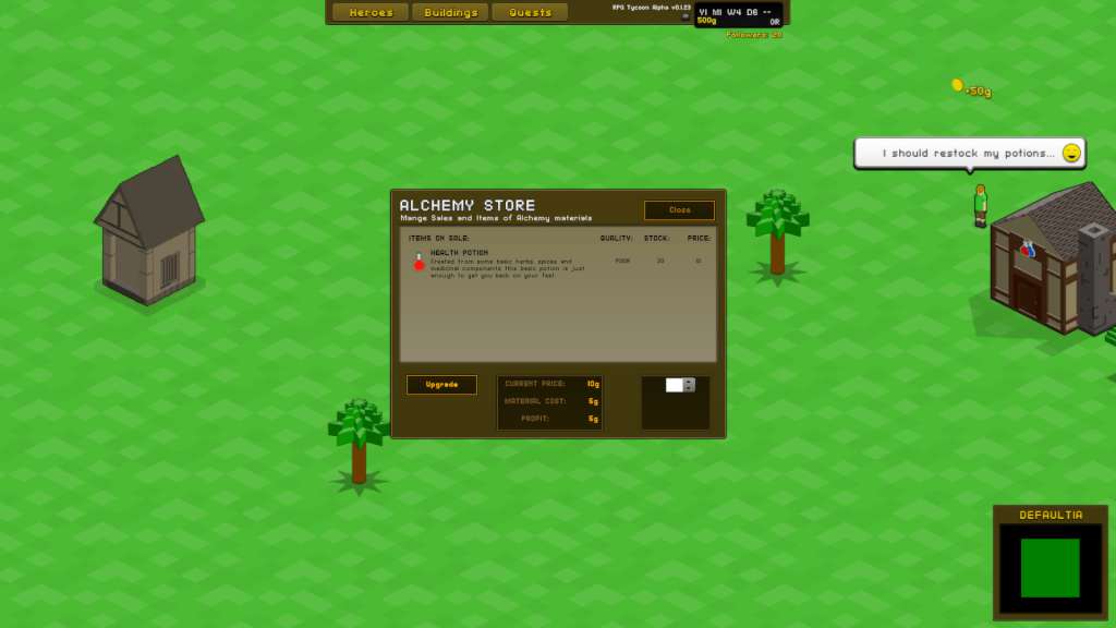 RPG Tycoon Steam CD Key