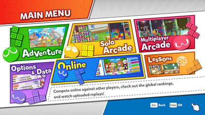 Puyo Puyo Tetris Nintendo Switch Online Account Activation
