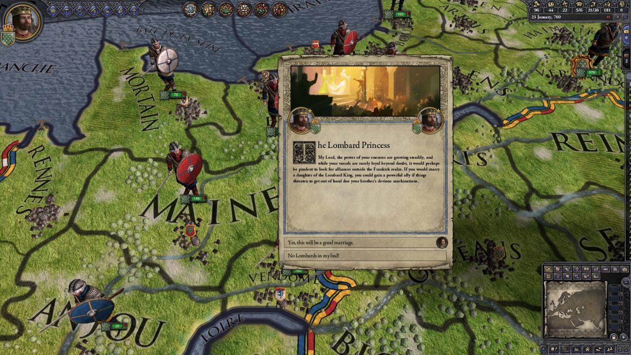 Crusader Kings II - Charlemagne DLC PC Steam CD Key