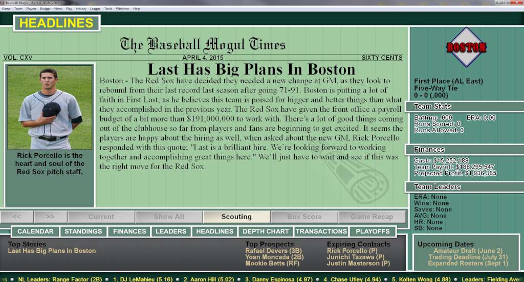 Baseball Mogul Diamond Steam CD Key