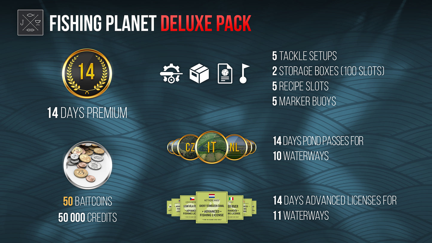 Fishing Planet - Deluxe Pack DLC EU v2 Steam Altergift
