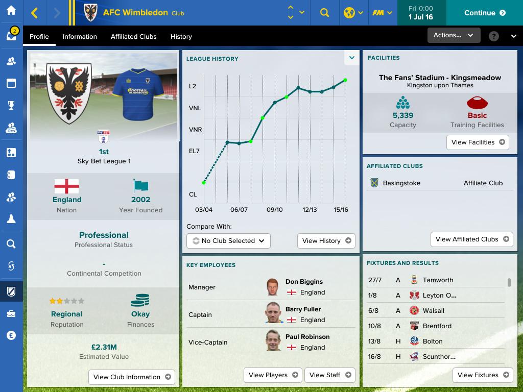 Football Manager Touch 2017 PC Steam CD Key
