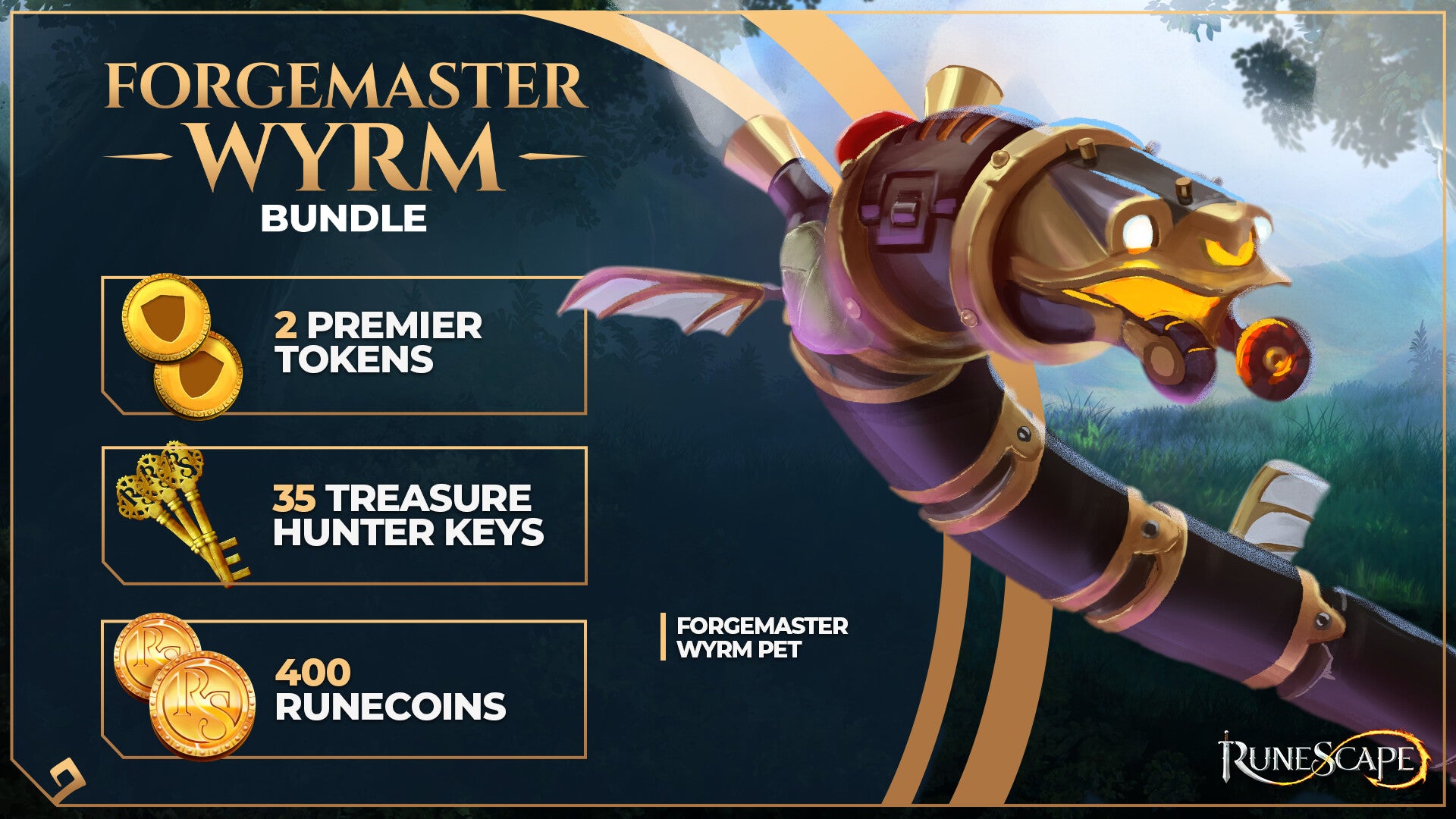 RuneScape - Forgemaster Wyrm Bundle DLC Manual Delivery