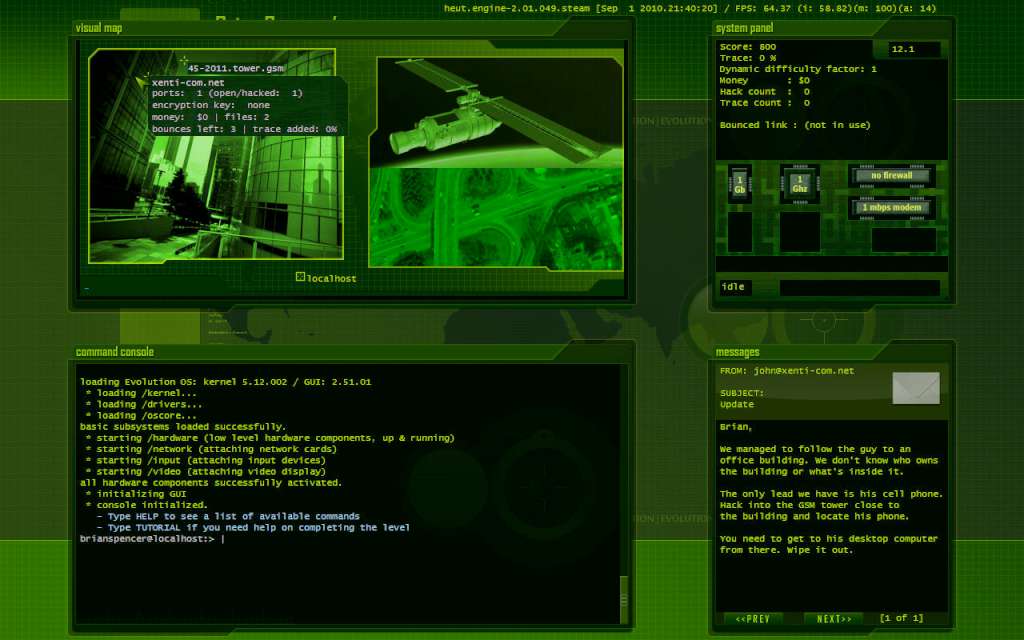 Hacker Evolution: Untold Steam CD Key
