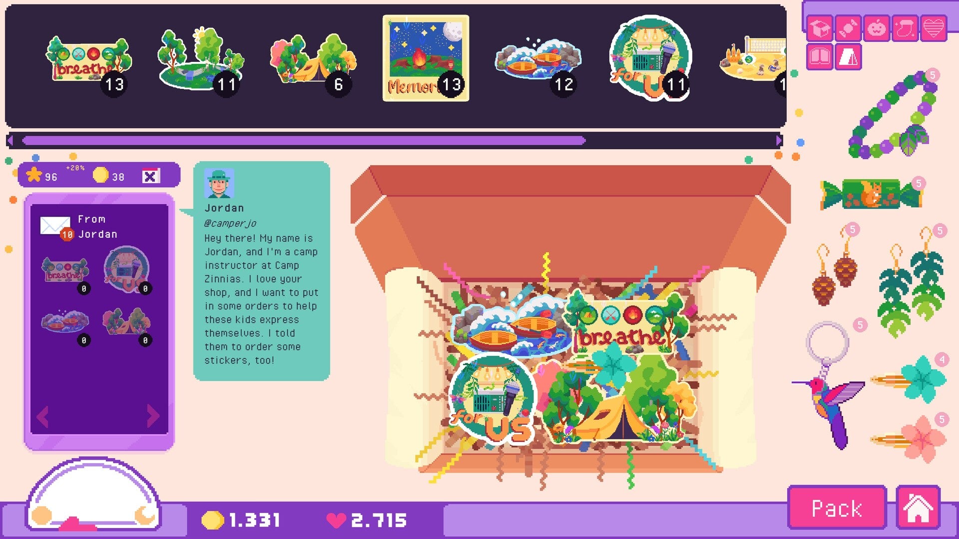 Sticky Business - Camp Zinnias DLC PC Steam CD Key