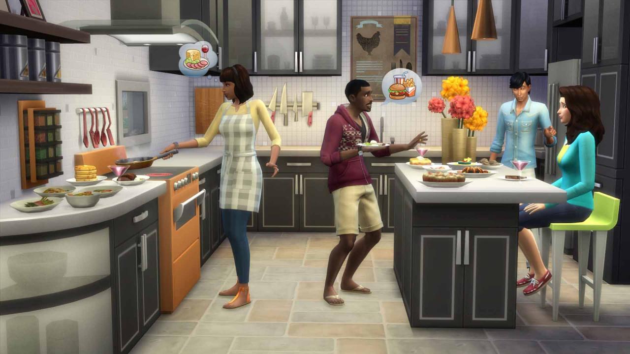 The Sims 4 - Get to Work DLC + Dine Out DLC + Cool Kitchen Stuff DLC Bundle XBOX One CD Key