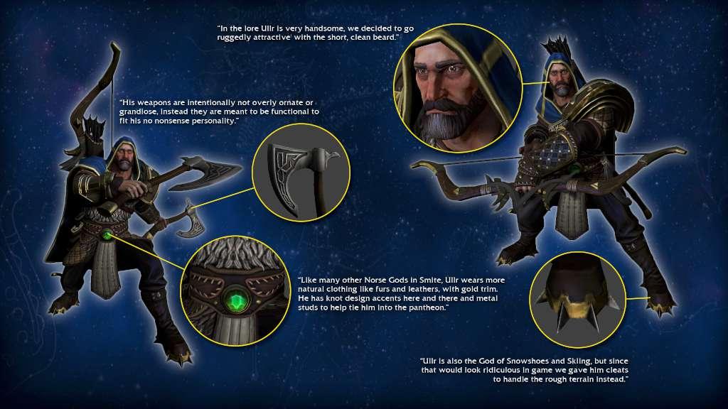 SMITE - Ullr & Ullr Wyrm Slayer Hunter Skin CD Key